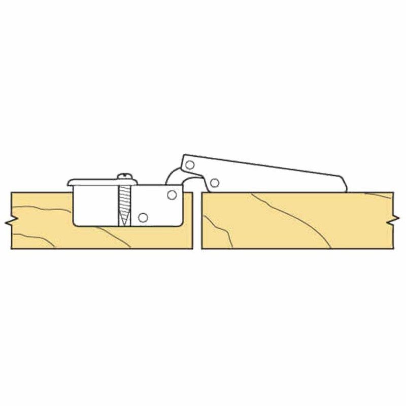 Trend Professional 35mm Carbon Steel Hinge Sinking Machine Bit, 54mm