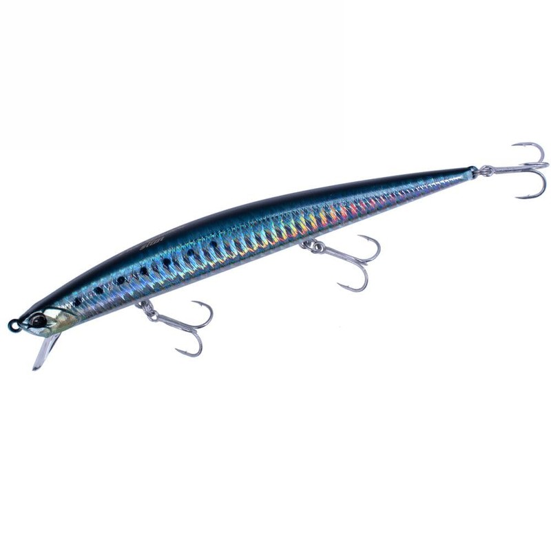 Duo Tide Minnow Slim 140 AFA0006 Black Spot Jack Ayu