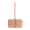 Wooden Mallet Round Head Lightweight Solid Beech Wood Hammer for