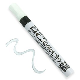 SAKURA - Pen-Touch Calligraphy Marker - Medium - White