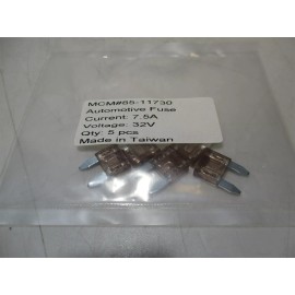 Unbranded MCM Electronics ATM 7.5 Amp / 32V Mini Blade Automotive Fuse - Lot of 50