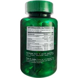5H8 | Fish Oil - OMEGA 3 | Aceite de Pescado Extra Refinado | Fuente de Ácidos Grasos Omega 3 (EPA Y DHA) | Suplemento para Hombres y Mujeres | 90 Cápsulas SoftGel