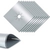 Luxerlife Stove Burner Covers Upgraded Double Thickness Silver Reusable Non-Stick