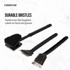 Farberware Barbecue Grill Brushes, Set of 3, Black