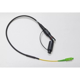 Corning OptiTap Hardened Male Connector to SC/APC Test Jumper Singlemode 2 feet