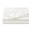 Twin Extra Long Silk Satin Fitted Sheet, Soft Deep Pocket