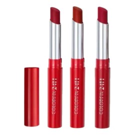 Set 3 Labiales Ésika Colorfix Barra Mate 24h Original                                                                                                 