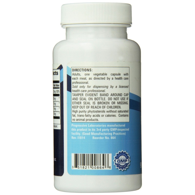 Progressive Labs Phytosterol Complex Supplement, 90 Count