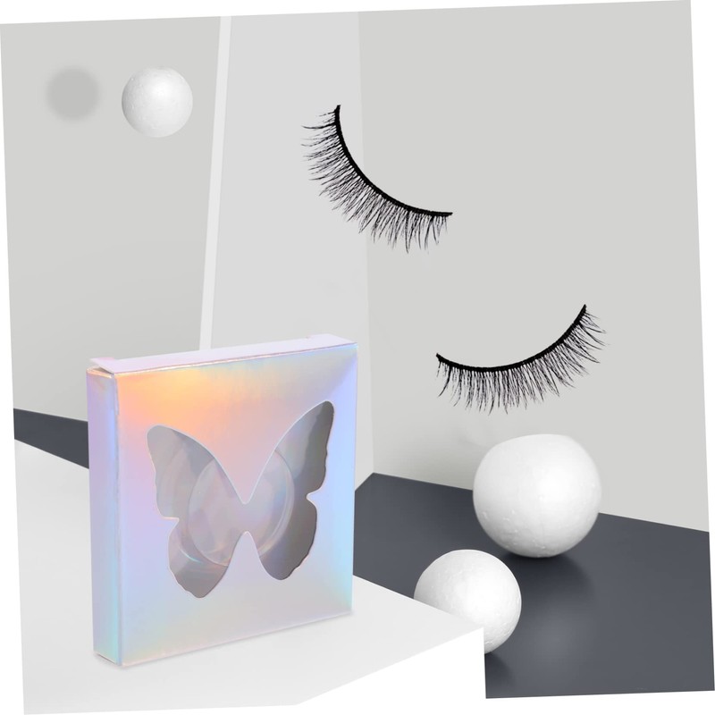 Minkissy 30pcs Creative False Eyelash Packaging Box Window Portable and