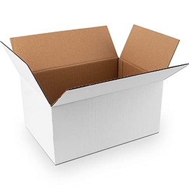 Golden State Art, 10x7x5 White shipping boxes 28 Pack, Small Corrugated Cardboard Box for Mailing, Packing and Storing