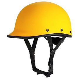 ipoob Reevas Adult Whitewater Kayaking Rafting SUP Surfing Waterskiing Helmet (Chrome Yellow, Medium)