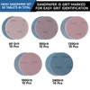 PMIQSA 50 Pcs 125mm Sanding Discs, Hook and Loop Mesh