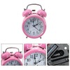 Danse Jupe 3" Twin Bell Loud Alarm Clock Round Backlight