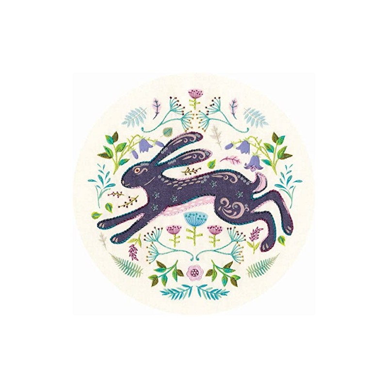 Bothy Threads Embroidery Kit - Folk Hare (Folk Art Range)