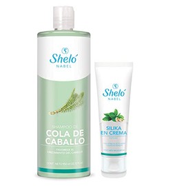 Kit crecimiento de cabello | Shampoo cola de caballo y silika crema | hidrata y nutre