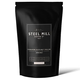 Steel Mill Coffee Co. Cinnamon Hazelnut Praline Flavored Coffee | 12 ounces/Drip Grind/Regular | ORIGIN: Grown in Colombia