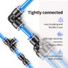CGELE Pneumatic Tubing Blue PU Air hose Pipe Tube Kit