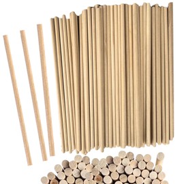 30pcs Wooden Dowels, 20cm x 5mm, Hardwood Sticks,Dowel Rods, Smooth Dowel, Wooden Craft, Dowling Rods. Birch