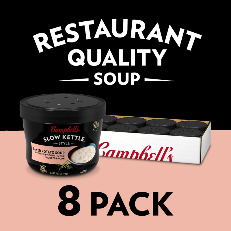 Campbell's Slow Kettle Style Baked Potato Soup with Applewood Smoked
