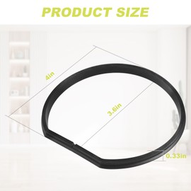 INTHVKIL 4Pcs Replacement Gasket for Ryobi 18v Stick Vacuum Dust Bin Lid PCL720, PBLSV716, PBLSV717 Canister Missing Seal