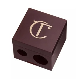 Charlotte Tilbury 샬롯 틸버리 연필깎이 - 라이너 립 및 섀도 연필용 듀얼 사이즈 화장품 샤프너 컬러 카멜레온 록 앤 콜 Charlotte Tilbury Pencil Sharpener - Dual Size Makeup Sharpener for Liner, Lip and Shadow Pencils Color Chameleon Rock 'n' Kohl