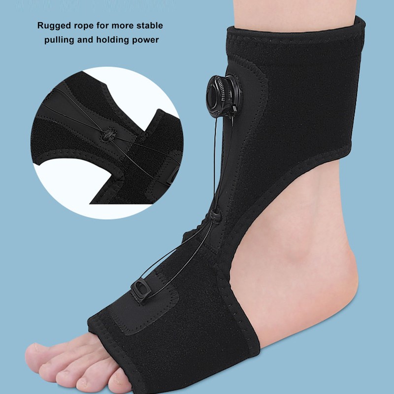 Plantar Fasciitis Night Splint Adjustable Rotating Knob Sleep Support for