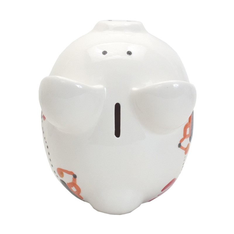 Child to Cherish Ceramic Piggy Bank for Boys, Hard Hat