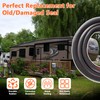 5FT RV Slide Out Rubber Seal, 1” D Bulb and