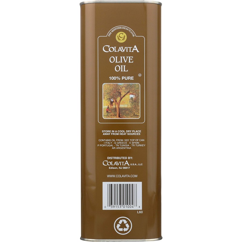 Colavita Olive Oil Tin, 101.4 Fluid Ounce