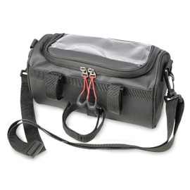 TROIKA Unisex Adult Bike Bag Bicycle Bag, Black, 24 cm