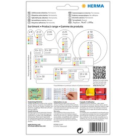 HERMA 2360 Multi-purpose labels 13x40 mm white paper matt hand inscription 896 pcs.