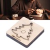 Leather Cutting Die Christmas Tree Alloy Steel and Birch Wood