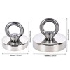 Fishing Magnet, 240 LBS Pulling Force Heavy Duty Rare Earth