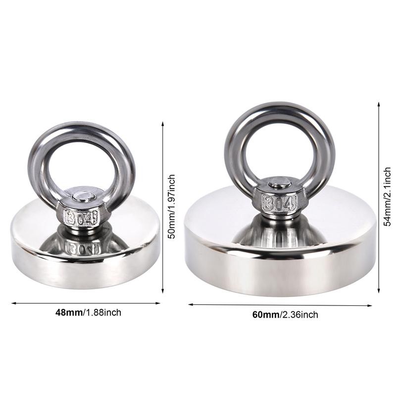 Fishing Magnet, 240 LBS Pulling Force Heavy Duty Rare Earth
