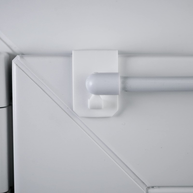 20 x Window Hooks, Decorative Hooks, Window Clips, White for