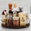 LAMU 10 inch Wooden Lazy Susan Organizer for Table Top,
