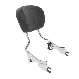 XFMT Detachable Passenger Backrest Sissy Bar With Luggage Rack and 4 Point Docking Hardware Kits Fit For Harley Touring Road King Street Glide Road Glide Electra Glide 2009-2013