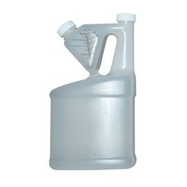 A.M. Leonard Tip-N-Measure Container, Half Gallon Size (64oz.), Up to 4oz. Measuring Capacity