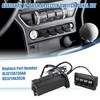 X AUTOHAUX 1 Set Auxiliary Dash Upfitter Switch Panel Kit