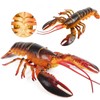 Hiawbon 13 Inch Realistic Lobster Figure - Plastic Lobster Figurine