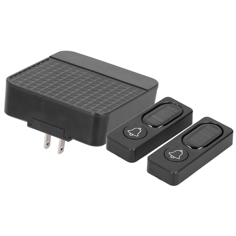 Wireless Door Bell Alarm System Waterproof Solar Electric Doorbell with