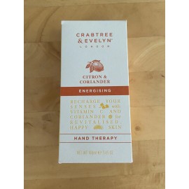 CRABTREE & EVELYN BNIB CRABTREE & EVELYN CITRON & CORIANDER ENERGISING HAND THERAPY CREAM 3.45 oz