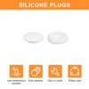 UXCELL Silicone Plugs - 1Pcs Rubber Round Snap in Locking