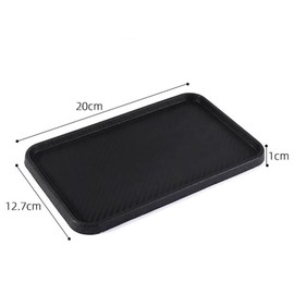 Anti Slip Car Mobile Phone Holder Mat, Foldable Silicone Car Dashboard Storage Tray, Cell Phone Holder Pad Tray for Storing Keys, Change, Earphone, Small Items, 7.87x5 in