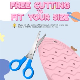 Dingfeiyu Airtag Hidden Insoles Kids, Airtag Holder GPS Tracker Case, Shoe Insoles Shoe Sole for Kids (Pink: 195-210mm)