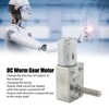 30RPM DC Worm Gear Motor Self Locking Function Rectangular Speed