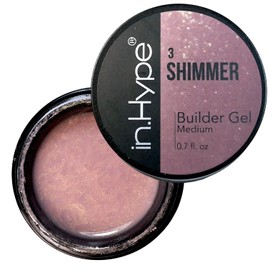 IN.HYPE UV/LED Camouflage Builder Gel for Nail Extension/Strengthening (Shimmer Nude)