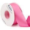 Ribbli Hot Pink Double Faced Satin Ribbon,1-1/2” x Continuous 25