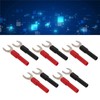 10pcs Copper Plated Banana Y Spade Plug 4mm Jack for