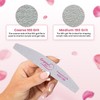 12PCS Professional Nail Files Double Sided Emery Board 100/180 Grit